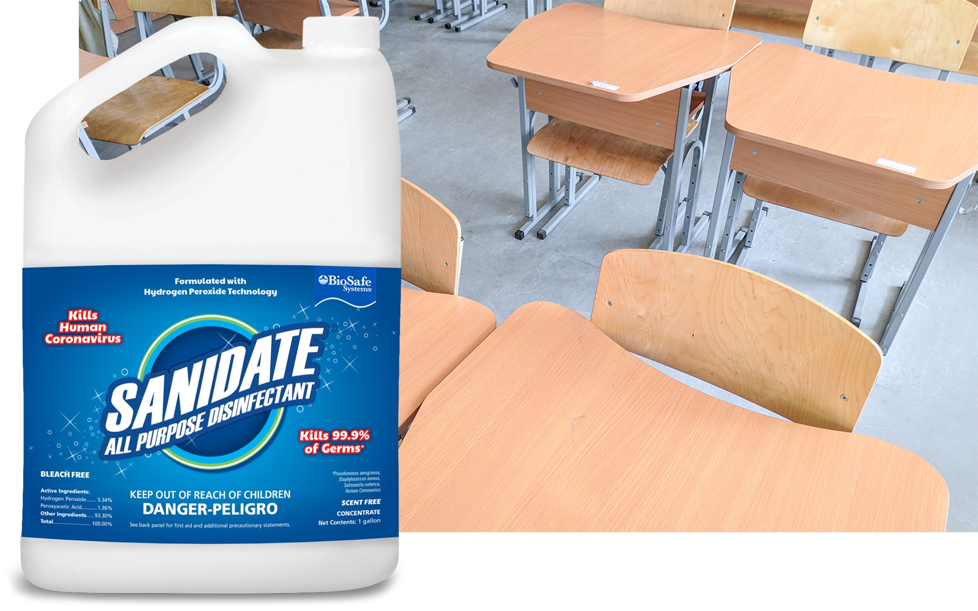 All purpose disinfectant