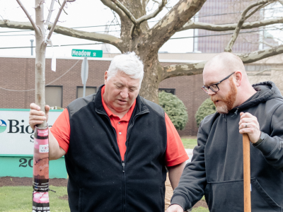 Planting the Legacy Tree at HQ